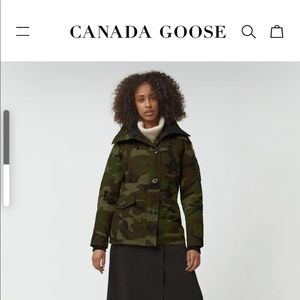 Canada Goose Down Ridean Parka Camo